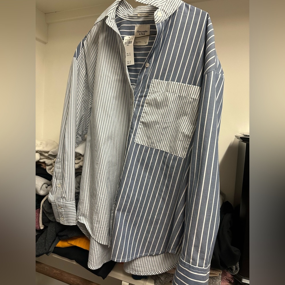 Oversized button up